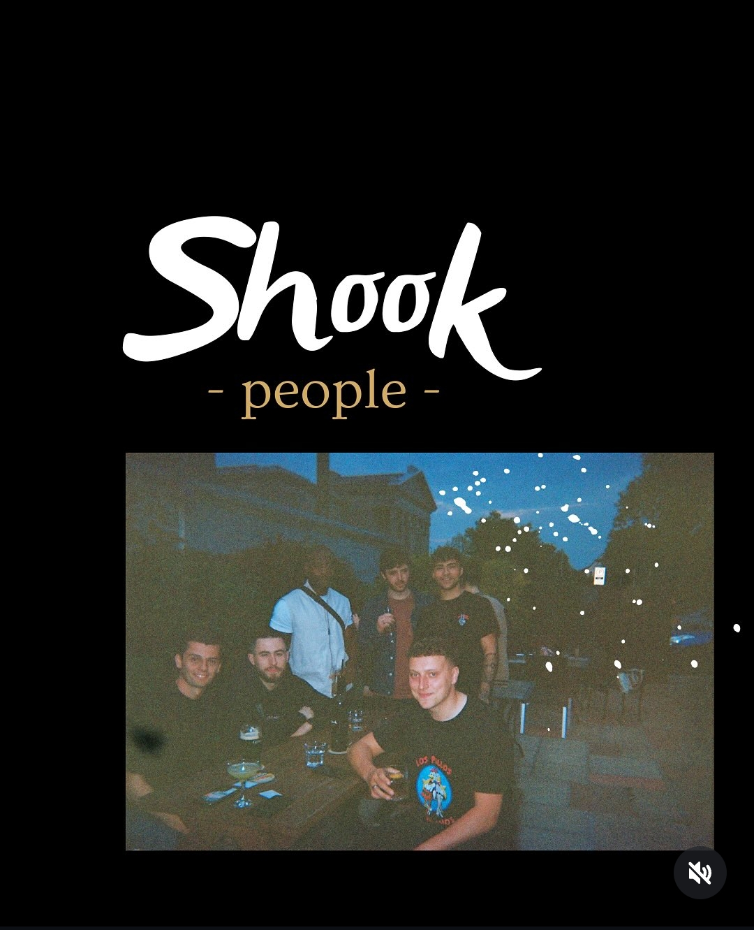 Shook Cocktails guests gathered outdoors at a pop-up event